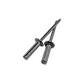3/16&quot; X .531 (.188-.250 GRIP) 18-8/18-8 CLOSED END, DOME BR, BLACK OXIDE